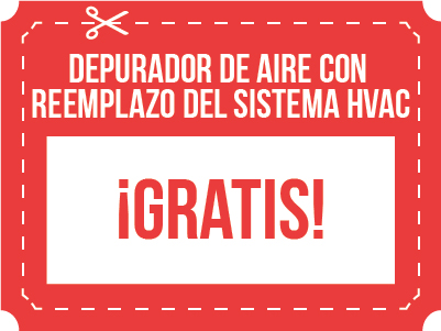 Depurador de aire con<br />
reemplazo del sistema HVAC<br />
